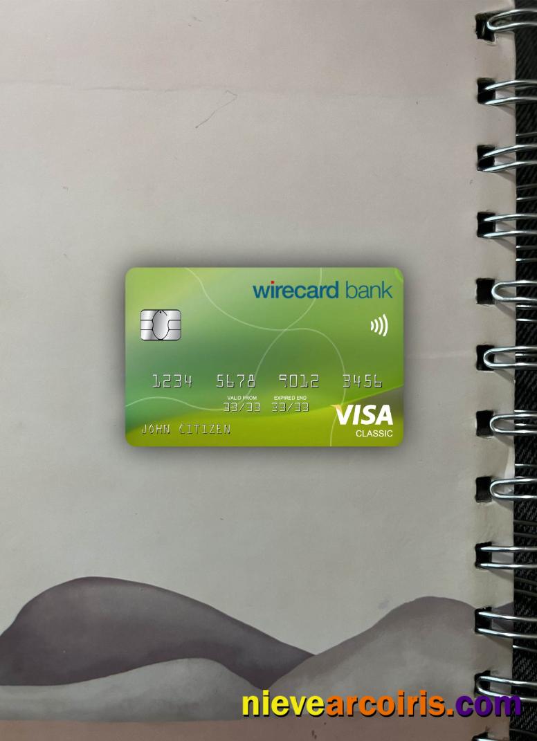 Germany Aschheim wirecard bank visa classic card photolook